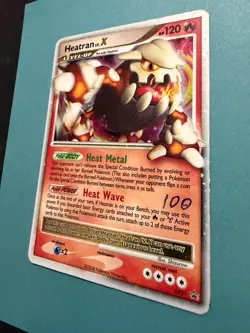 Heatran LV.X DP31 Diamond & Pearl PROMO Holo Moderately Played 2008 Pokemon TCG - Image 3