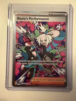 Pokemon Chaos Rising #121/086 Roxie's Performance SIR - Image 1