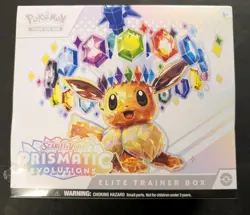 Pokemon Scarlet & Violet Prismatic Evolutions ETB (Factory Sealed) (TEAR) - Image 1