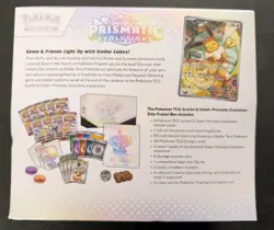 Pokemon Scarlet & Violet Prismatic Evolutions ETB (Factory Sealed) (TEAR) - Image 3