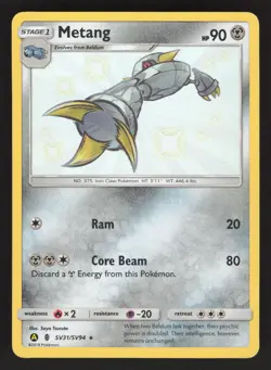 Metang SV31/SV94 Pokemon TCG Hidden Fates: Shiny Vault NM - Image 1