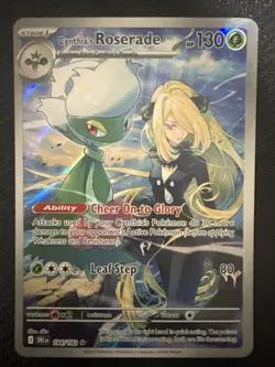 2025 Pokemon Destined Rivals Cynthia's Roserade #184/182 - Image 1
