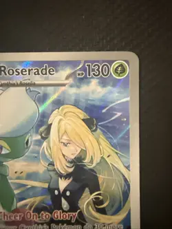 2025 Pokemon Destined Rivals Cynthia's Roserade #184/182 - Image 3
