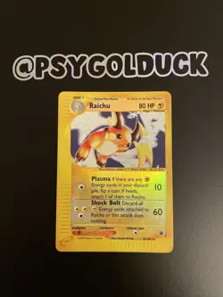 POKEMON EXPEDITION RAICHU REVERSE HOLO VG CONDITION 25/165 E27 - Image 1