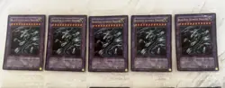 YUGIOH BLUE-EYES ULTIMATE DRAGON QTY 5 - 2005 Ultra Rare Original Print - Image 1