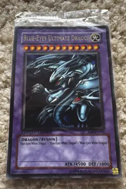 YUGIOH BLUE-EYES ULTIMATE DRAGON QTY 5 - 2005 Ultra Rare Original Print - Image 2