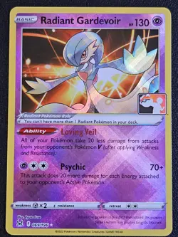 Radiant Gardevoir 069/196 Prize Pack Series STAMPED Cards Holo NM - Image 1