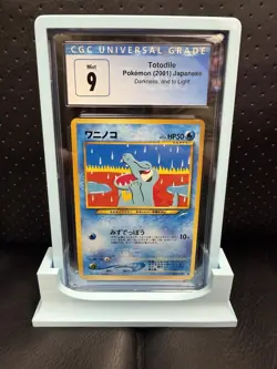 CGC 9 Totodile No. 158 Neo 4 Darkness and to Light Japanese Pokemon Card - Image 1