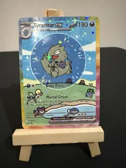 Bubble Tyranitar - Pokemon Card - TCG CUSTOM CARD - Star Holo - Image 1