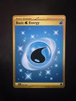 Pokemon TCG Water Energy Scarlet & Violet Paldea Evolved Holo Card 279/193 - Image 1