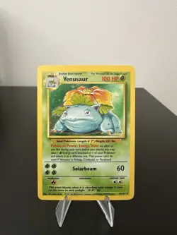 VENUSAUR - 15/102 - Base Set - Holo - Pokemon Card - EXC / NM - Image 1