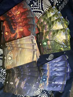 Unifinity Borderless Lands Full Playset Mtg Non Foil X20 - Image 1