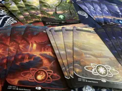 Unifinity Borderless Lands Full Playset Mtg Non Foil X20 - Image 2
