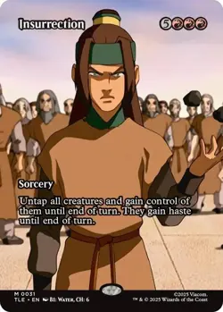 borderless INSURRECTION 0031 Avatar The Last Airbender MTG Magic - Image 1
