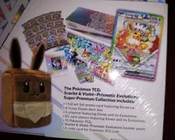 POKEMON Prismatic Evolutions Super Premium Collection, Sealed Box Pristine - Image 5