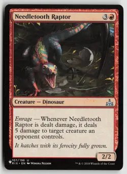 Needletooth Raptor Lightly Played 107/196 The List Reprints MTG - Image 1