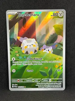 TOGEDEMARU 104/094 PHANTASMAL FLAMES POKEMON (ILLUSTRATION RARE, NM) - Image 1