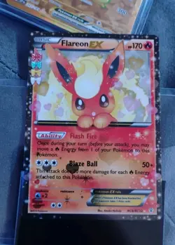 Pokemon Flareon EX Generations RC6/RC32 Holo Rare EX LP/NM 🔥 - Image 2
