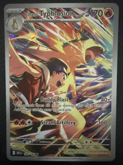 Ethan's Typhlosion 190/182 Illustration Rare Sv10: Destined Rivals Pokemon #2 - Image 1