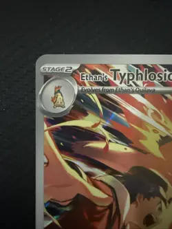 Ethan's Typhlosion 190/182 Illustration Rare Sv10: Destined Rivals Pokemon #2 - Image 2