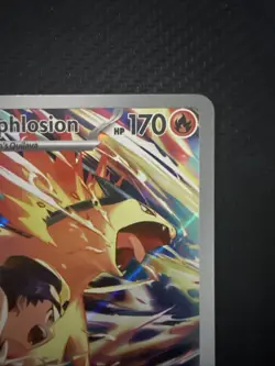 Ethan's Typhlosion 190/182 Illustration Rare Sv10: Destined Rivals Pokemon #2 - Image 3