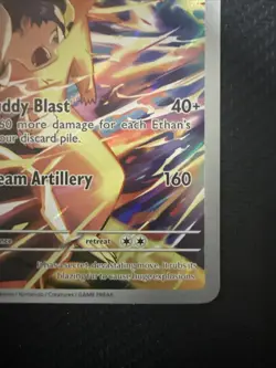 Ethan's Typhlosion 190/182 Illustration Rare Sv10: Destined Rivals Pokemon #2 - Image 4