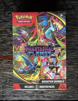 Phantasmal Flames 🔥 Booster Bundle 🔥 Pokemon TCG New Sealed - Image 1