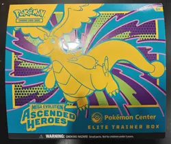Pokemon Center Ascended Heros PKC Empty Elite Trainer Box ETB NO PACKS AND PROMO - Image 1
