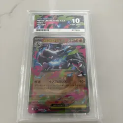 Pokemon TCG Mega Charizard EX Holo 13/80 Ace 10 Gem Mint Inferno X Perfect Subs - Image 2