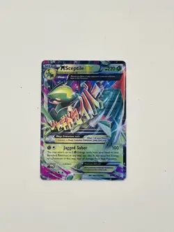 Pokemon M Sceptile EX 8/98 XY Ancient Origins Ultra Rare Holo Mega 220 HP - Image 2