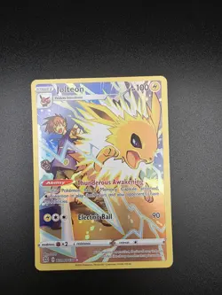 Pokemon TCG Jolteon TG04/TG30 Brilliant Stars Trainer Gallery Ultra Rare Holo - Image 1