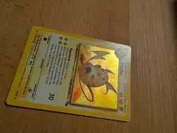 Pokemon TCG Raichu Fossil Holo Rare 1st Edition 14/62 Stage 1 90 HP English - Image 3
