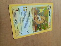 Pokemon TCG Raichu Fossil Holo Rare 1st Edition 14/62 Stage 1 90 HP English - Image 5