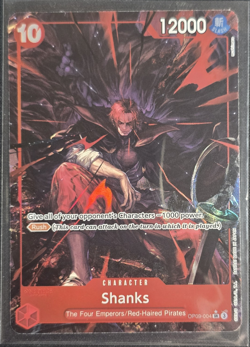 2024 One Piece OP09-004 Shanks Alternate Art AA Emperors in the New World NM - Image 1