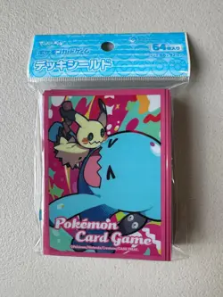 Pokemon Center Exclusive Japan Mimikyu & Wobbuffet Card Sleeves 64 Count - Image 1