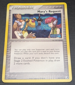 Pokemon Card - Mary's Request Unseen Forces 86/115 Uncommon Reverse Holo LP - Image 2