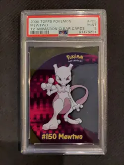 PSA 9 Mewtwo Clear Card 2000 Topps Pokemon - Image 1