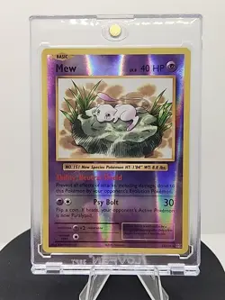 Pokemon Mew 53/108 Reverse Holo Rare Card XY Evolutions - Image 1