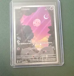 Pokemon TCG Munna 116/086 Sv: Black Bolt Holo Illustration Rare Card English - Image 1