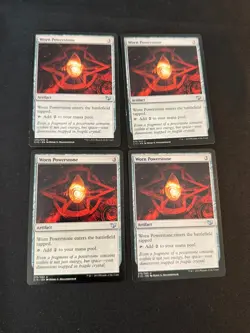 x4 Worn Powerstone [Commander 2015] 4x Magic MTG Cards LP - Image 1