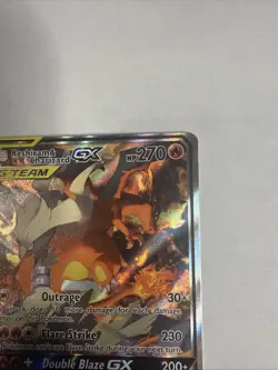 Pokemon TCG Reshiram & Charizard GX SM201 Black Star Promo Tag Team Card - Image 2