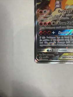 Pokemon TCG Reshiram & Charizard GX SM201 Black Star Promo Tag Team Card - Image 4