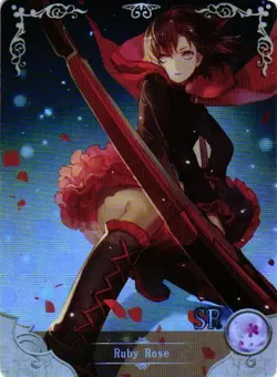 RUBY ROSE SR NS-5M01-092 Goddess Story Anime TCG CCG Collectible Card - Image 1