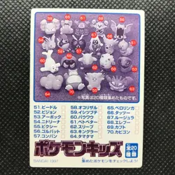 Moltres Pokemon kids Card Japan Anime Very rare Pocket monster BANDAI 1998 F/S - Image 4