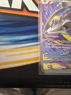 Mega Sharpedo ex 127/094 Special Illustration Rare Phantasmal Flames Pokemon NM - Image 5