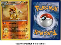 2012 Pokemon, B&W Boundaries Crossed, #79/149 Sandslash, Reverse Holo Uncommon - Image 1