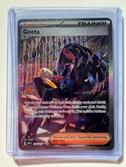 Geeta 226/197 Pokemon SV03: Obsidian Flames Special Illustration Rare Holo 2023 - Image 1