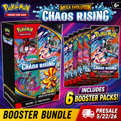 Pokemon TCG ME04: Chaos Rising Booster Bundle New Sealed - PRESALE 5/22/26 - Image 1