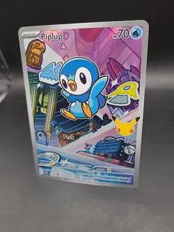 Piplup Mep 042 Black Star - Pokemon TCG Mega Evolutions First Partners M/NM - Image 3