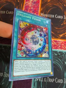 Yu-Gi-Oh! TCG Brilliant Fusion BLRR-EN064 Secret Rare 1st Edition Near Mint - Image 2